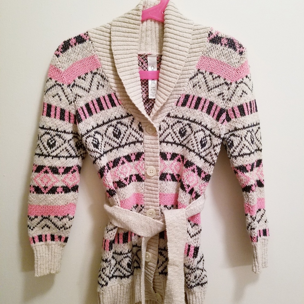 Girl's Cardigan Sweater, Button down